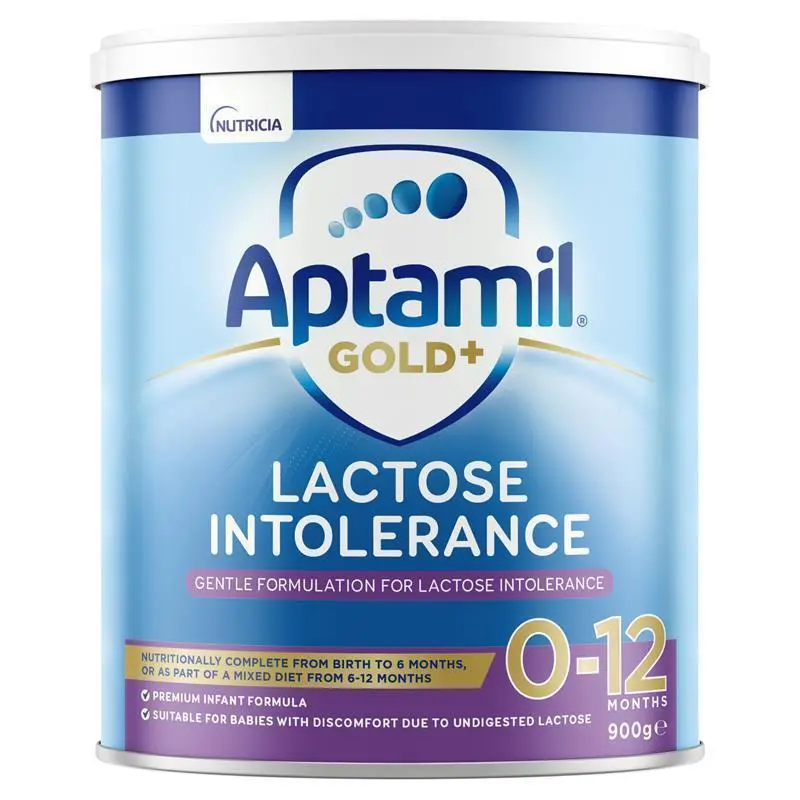 Sữa Aptamil Gold+ Lactose Intolerance 900g (0-12 tháng)