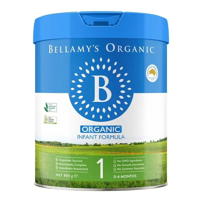 Sữa Bellamy's Organic Úc số 1 Infant 900g cho trẻ từ 0-6 tháng