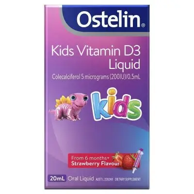 Tham khảo Ostelin Kids Vitamin D3 Liquid 20ml dành cho bé tại TP Vinh