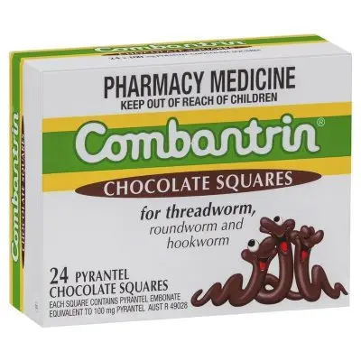 Combantrin Chocolate Squares 24 – Gợi ý hàng Úc dành cho gia đình tại Vinh