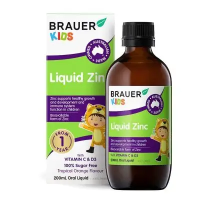 Tham khảo Brauer Kids Liquid Zinc 200ml – Mua chuẩn tại TP Vinh
