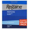 Regaine Men's Extra Strength Minoxidil Hair Regrowth Treatment 4 x 60mL chính hãng Úc