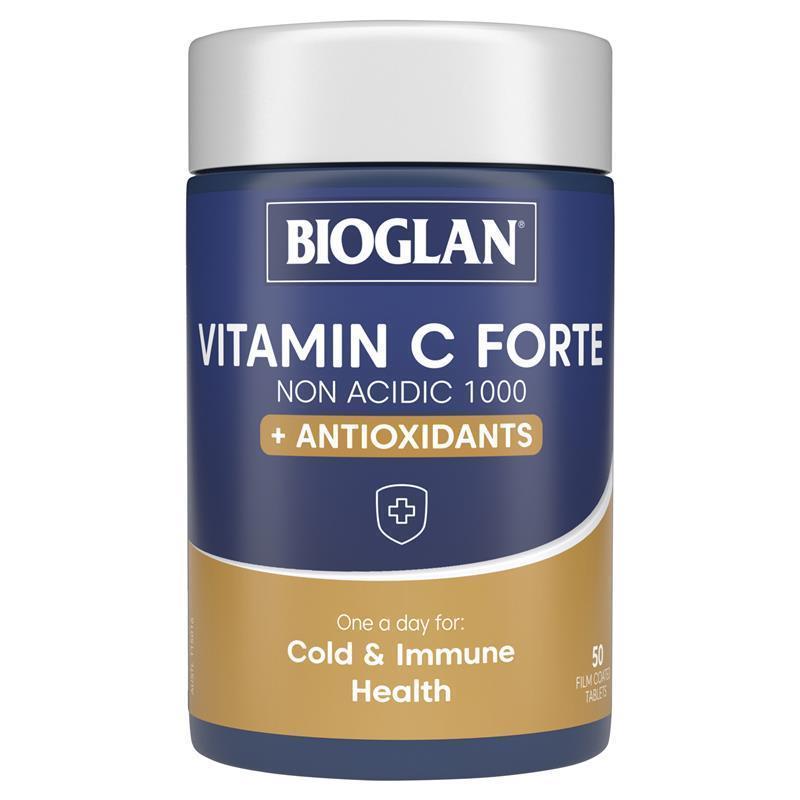 Bioglan One-a-Day Vitamin C Forte 1000mg 50 Tablets chính hãng Úc