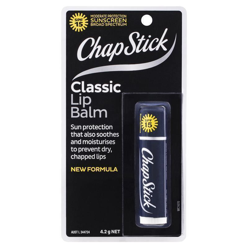 Chapstick Lip Balm Classic SPF 15+ chính hãng Úc