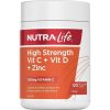Nutra-Life High Strength Vitamin C + Vitamin D + Zinc 120 Tablets chính hãng Úc