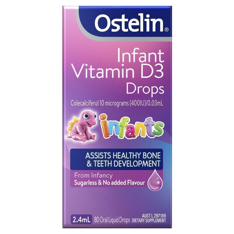 Ostelin Infant Vitamin D3 Drops 2.4ml chính hãng Úc