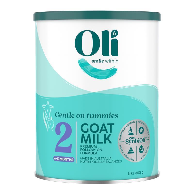 Oli6 - Stage 2 Goat A2 Milk Follow On Formula 800g chính hãng Úc