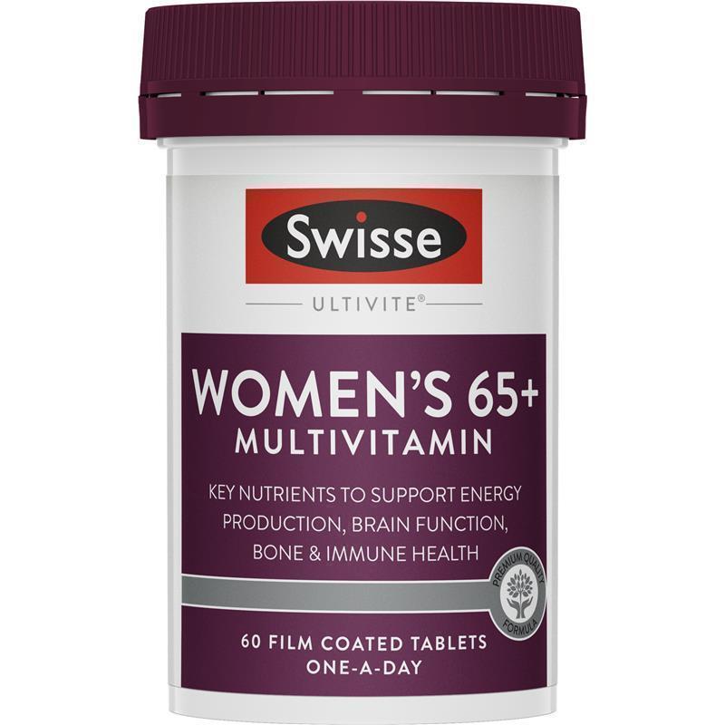 Swisse Womens Multivitamin 65+ 60 Tablets chính hãng Úc