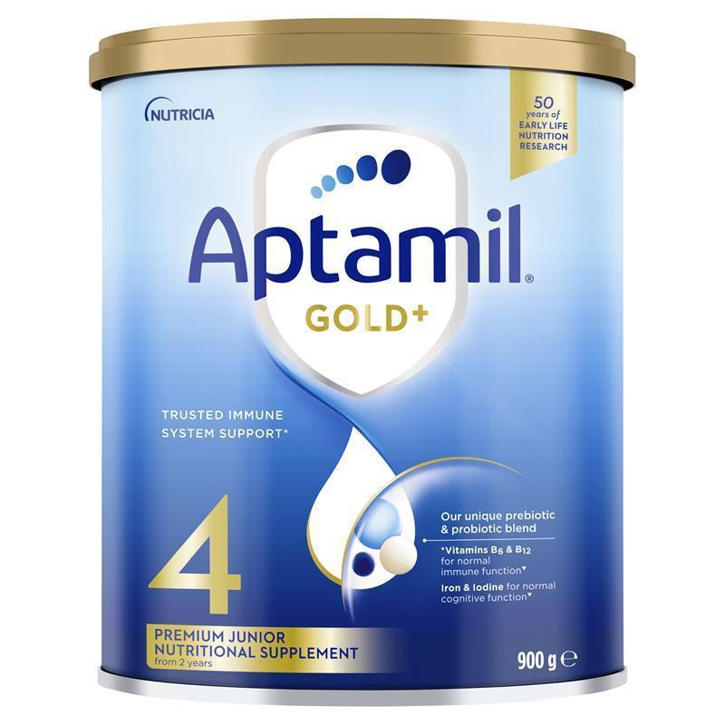 Aptamil Gold+ 4 Junior Nutritional Supplement Milk Drink From 2 Years 900g chính hãng Úc