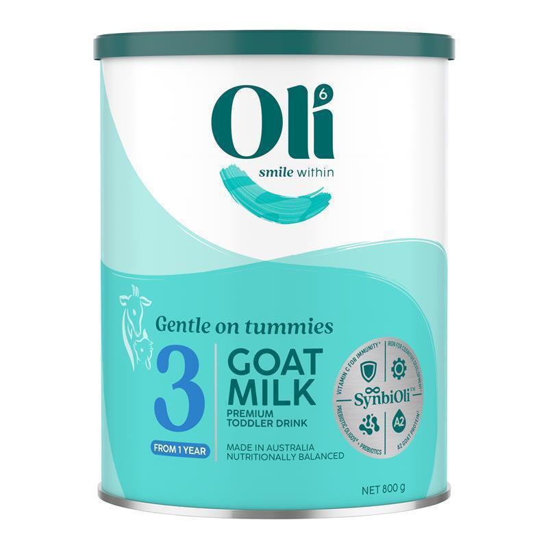 Oli6 - Stage 3 Goat A2 Milk Toddler Formula 800g chính hãng Úc