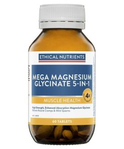Ethical Nutrients Mega Magnesium Glycinate 5-in-1 60 Tablets chính hãng Úc