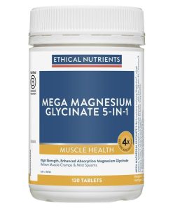 Ethical Nutrients Mega Magnesium Glycinate 5-in-1 120 Tablets chính hãng Úc