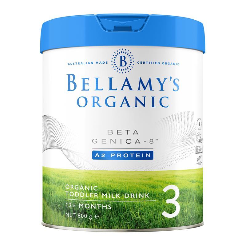 Bellamy's Beta Genica-8 Step 3 Toddler Milk Drink 800g chính hãng Úc