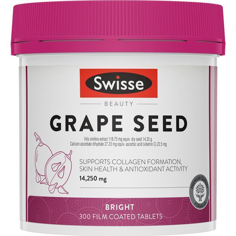 Swisse Ultiboost Grape Seed 14250mg 300 Tablets chính hãng Úc