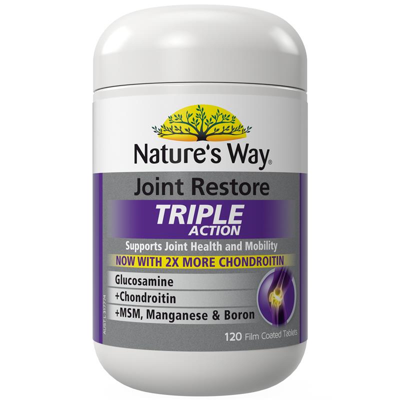 Nature's Way Joint Restore Triple Action 120 Tablets chính hãng Úc