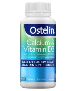 Ostelin Calcium & Vitamin D3 130 Tablets chính hãng Úc