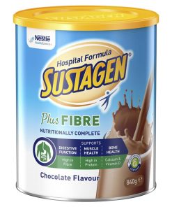 Sustagen Hospital Formula + Fibre Nutritional Supplement Chocolate Flavour 840g chính hãng Úc