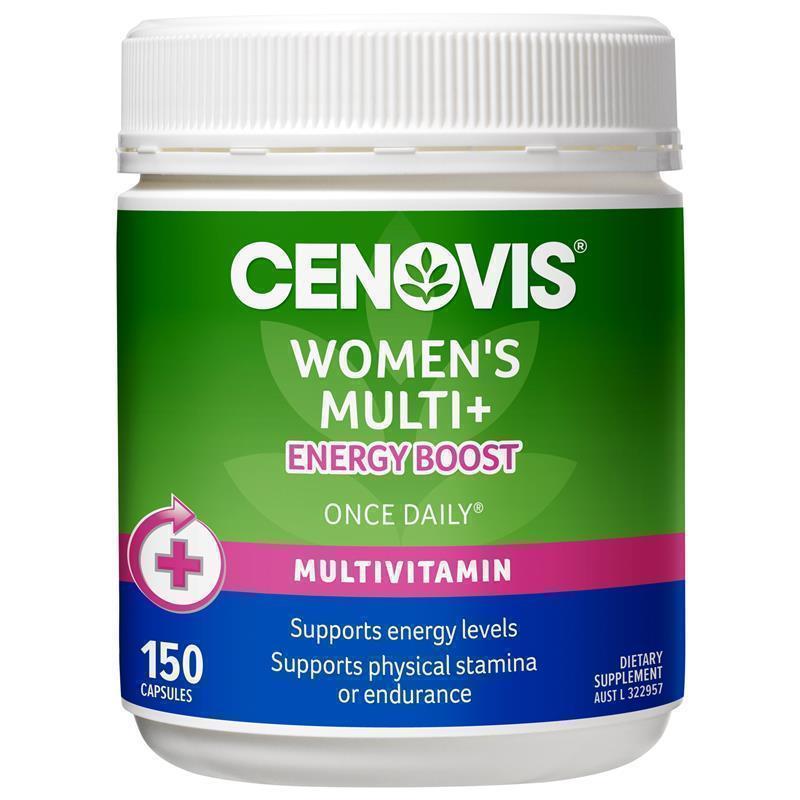 Cenovis Once Daily Womens Multi + Energy Boost 150 Capsules chính hãng Úc
