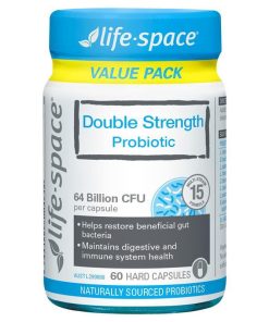 Life-Space Double Strength Probiotic 60 Capsules Exclusive Size chính hãng Úc