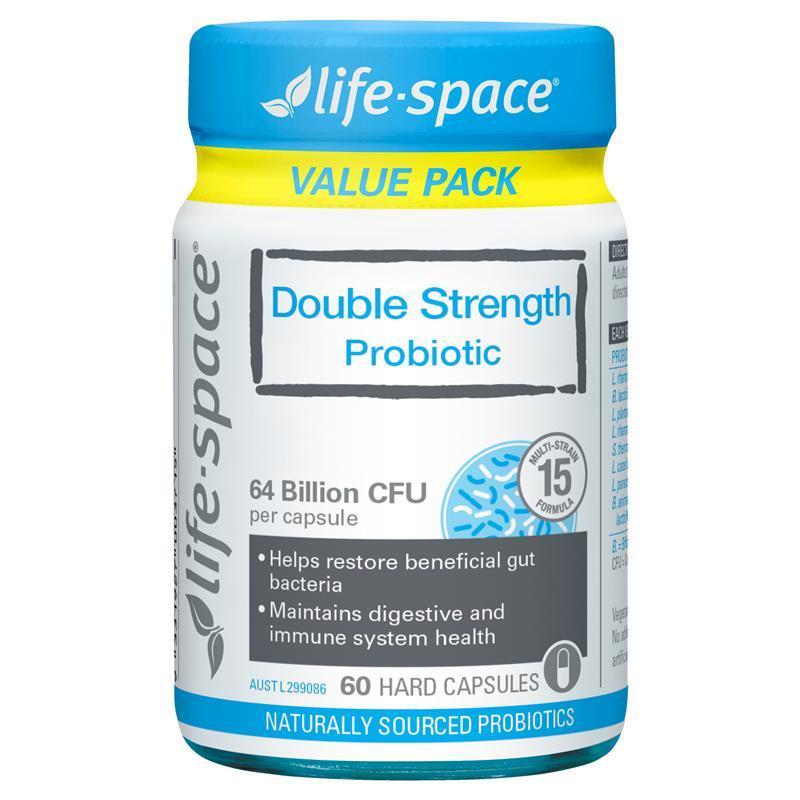 Life-Space Double Strength Probiotic 60 Capsules Exclusive Size chính hãng Úc