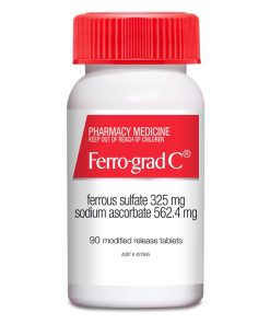 FERRO-GRAD Iron & Vitamin C 90 Tablets chính hãng Úc