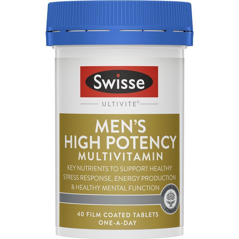 Swisse Men's Ultivite Power Multivitamin 40 Tablets chính hãng Úc