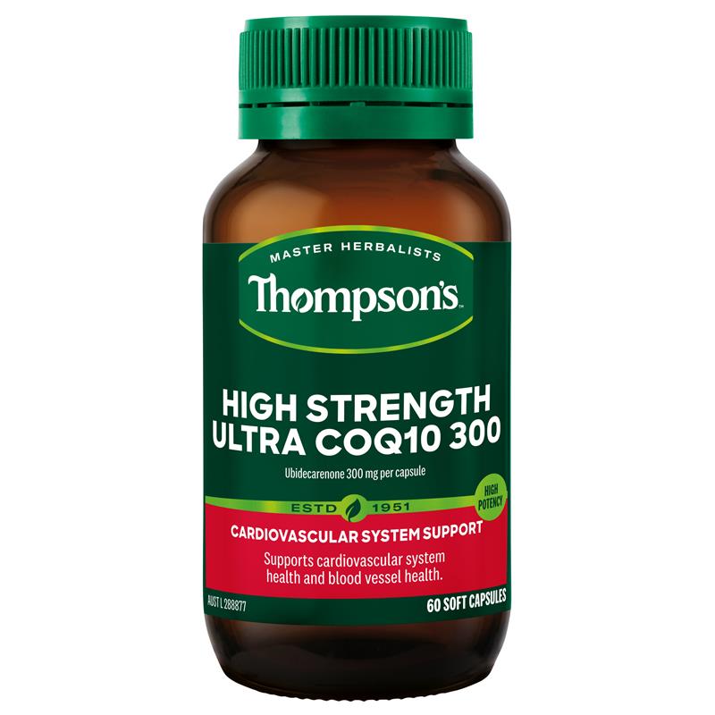 Thompson's CoQ10 300mg 60 Capsules chính hãng Úc
