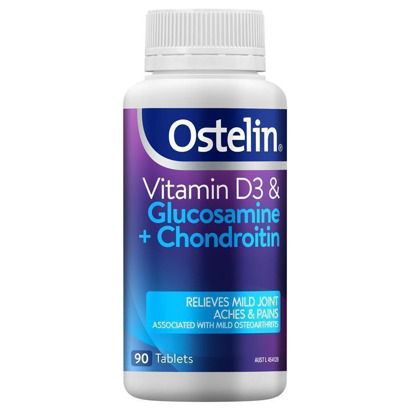 Ostelin Vit D & Glucosamine + Chond 90 Tablets chính hãng Úc