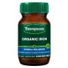 Thompson's Organic Iron 24mg 30 Tablets chính hãng Úc