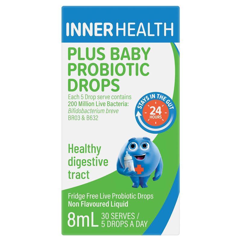 Inner Health Plus Baby Probiotic Drops 8mL Liquid chính hãng Úc