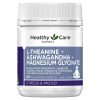 Healthy Care L-Theanine + Ashwagandha + Magnesium Glycinate 60 Tablets chính hãng Úc