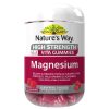 Nature's Way Extra Strength Magnesium Gummies 60 Pack chính hãng Úc