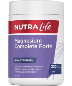 Nutra-Life Magnesium Complete Forte 300 Capsules Exclusive Size chính hãng Úc