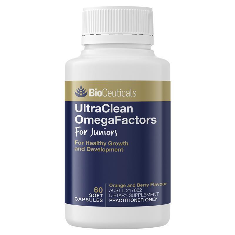 Bioceuticals UltraClean OmegaFactors For Juniors 60 Capsules chính hãng Úc