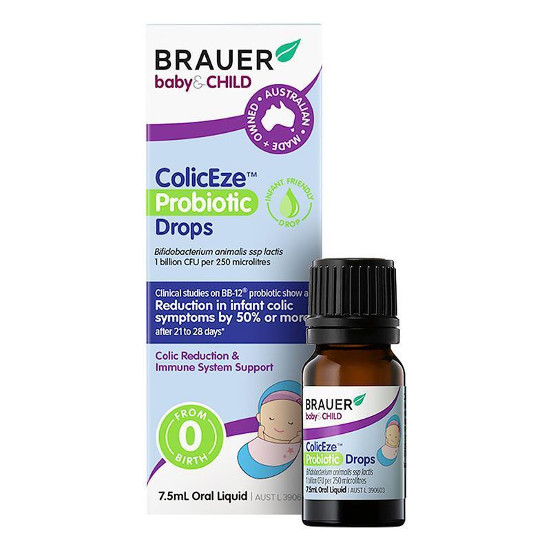 Brauer ColicEze Probiotic Drops For Infants 7.5ml chính hãng Úc