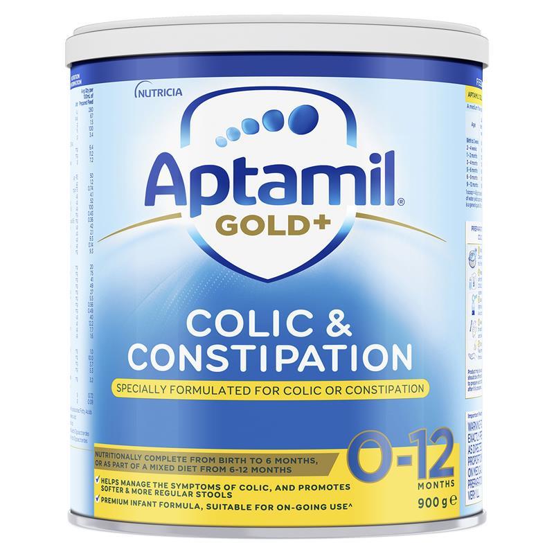 Aptamil Colic & Constipation From Birth 900g chính hãng Úc