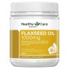 Healthy Care Super Flaxseed Oil 1000mg 200 Capsules chính hãng Úc