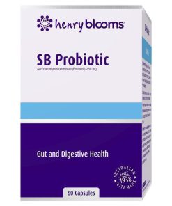 Henry Blooms Probiotic Gut Health 60 Vegetarian Capsules chính hãng Úc
