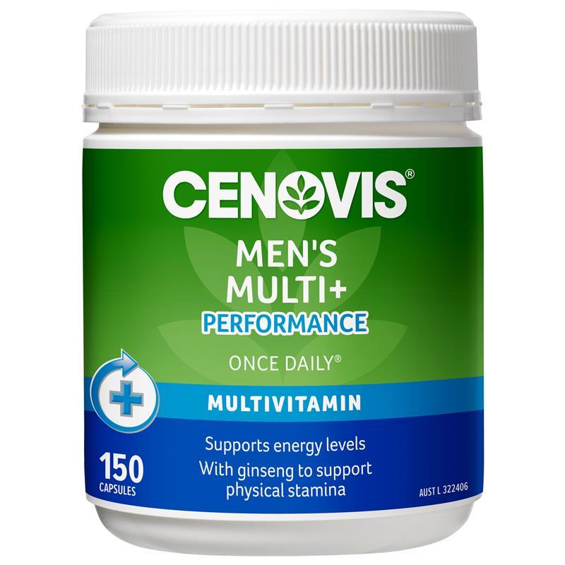 Cenovis Once Daily Mens Multi + Performance 150 Capsules chính hãng Úc