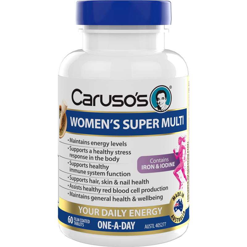 Carusos Womens Super Multi 60 Tablets chính hãng Úc