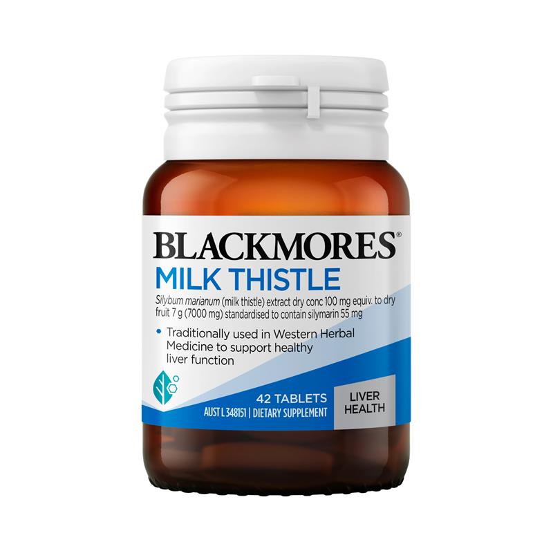 Blackmores Milk Thistle 42 Tablets chính hãng Úc