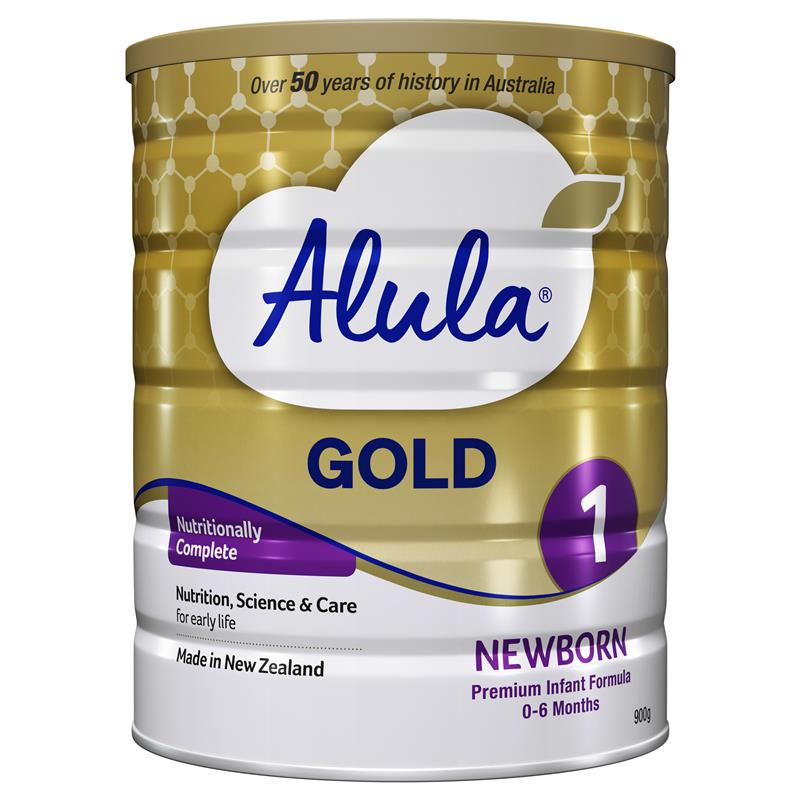Alula Gold Stage 1 Newborn Infant Formula 0-6 Months 900g chính hãng Úc