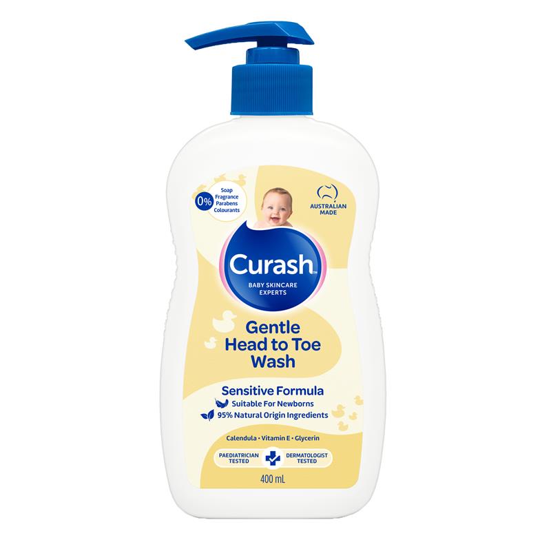 Curash Gentle Head To Toe Wash 400ml chính hãng Úc