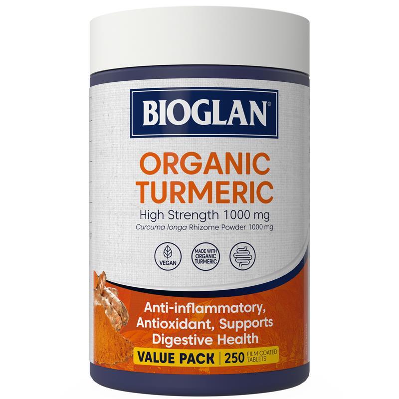 Bioglan Turmeric 1000mg 250 Tablets Exclusive Size chính hãng Úc