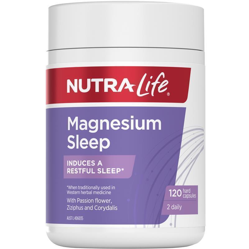 Nutra-Life Magnesium Sleep 120 Capsules chính hãng Úc
