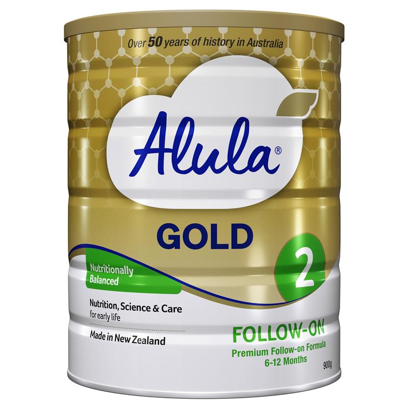 Alula Gold Stage 2 Follow-On Formula 6-12 Months 900g chính hãng Úc