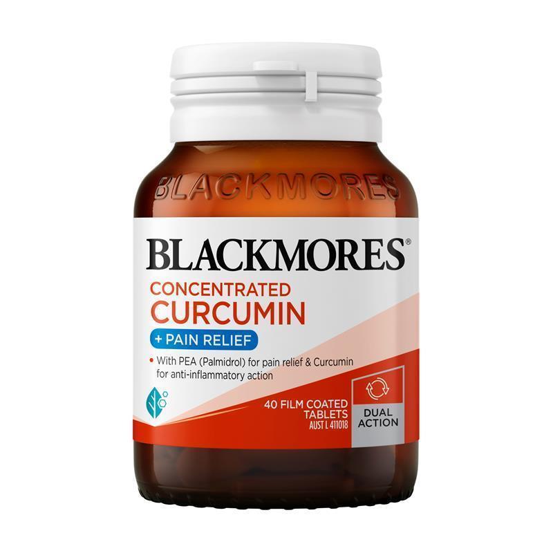 Blackmores Concentrated Curcumin + Pain Relief 40 Tablets chính hãng Úc