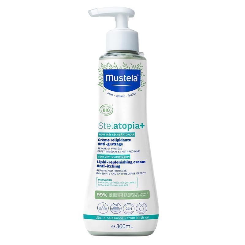 Mustela Stelatopia+ Lipid Replenishing Cream 300ml chính hãng Úc