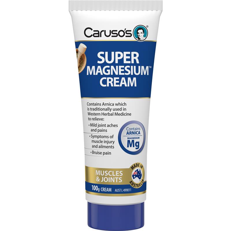 Carusos Super Magnesium Cream 100g chính hãng Úc