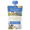 Bellamy's Organic Vanilla & Pear Custard with Chia Seeds 120g chính hãng Úc